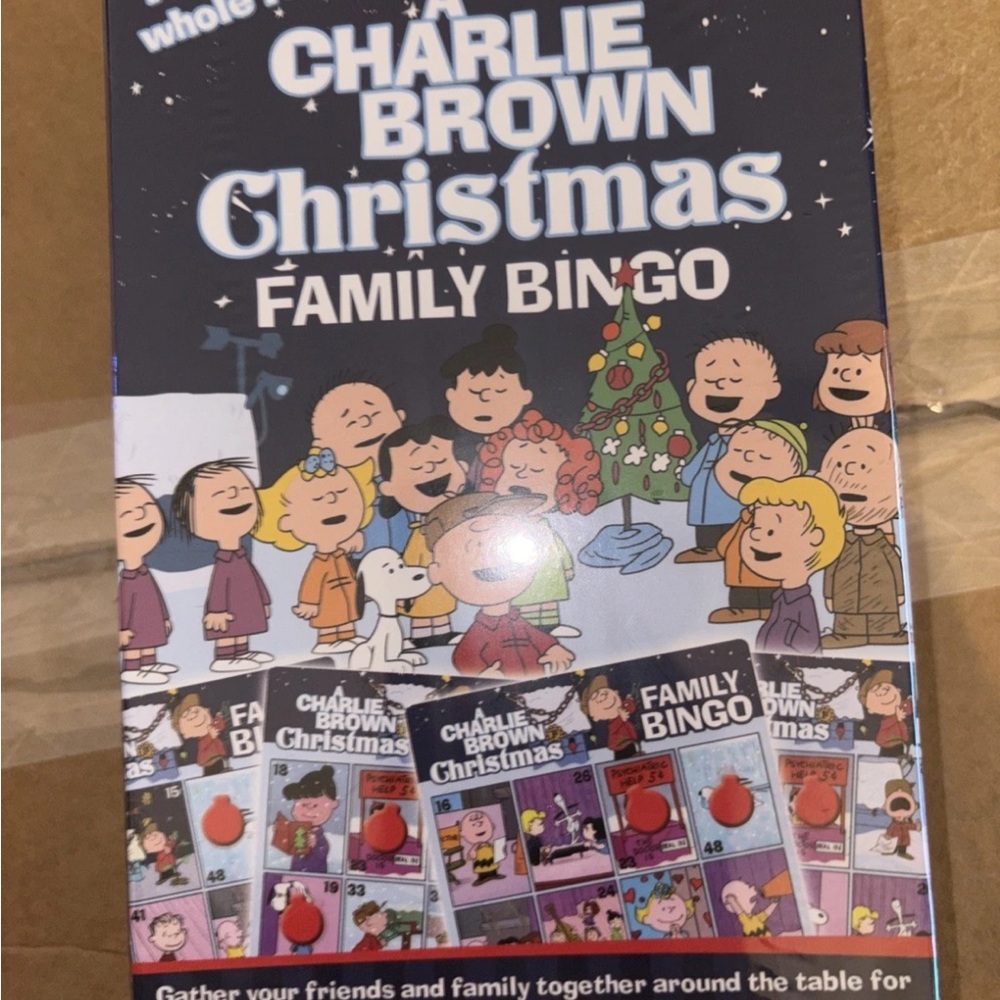 Nib Charlie Brown Boxed Bingo